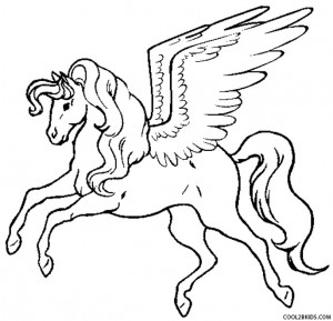 Pegasus Coloring Pages