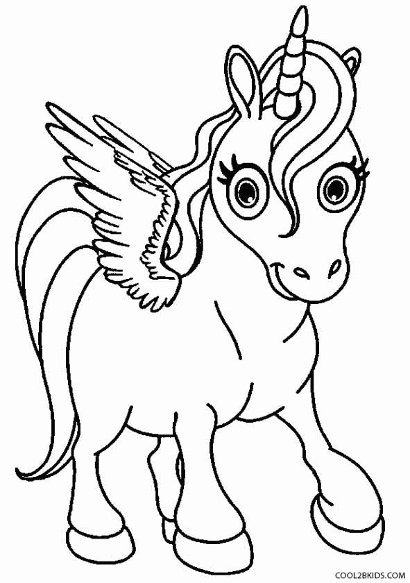 Printable Pegasus Coloring Pages For Kids