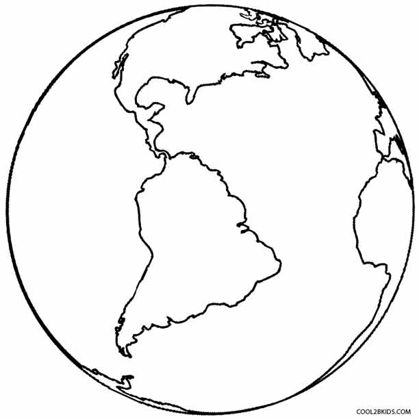 Download Printable Earth Coloring Pages For Kids