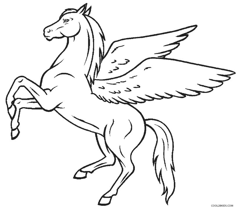 Pegasus Coloring Pages 5