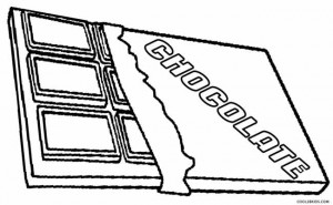Candy Bar Coloring Pages