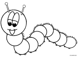 Caterpillar Coloring Pages Preschool