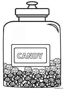 Coloring Pages of Candy