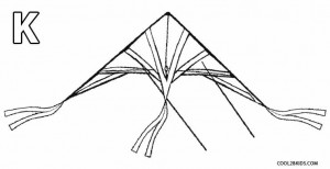 Kite Coloring Pages