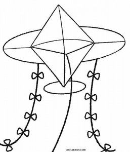 Kites Coloring Pages