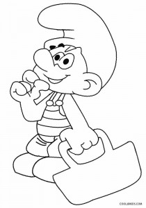 Smurf Coloring Pages