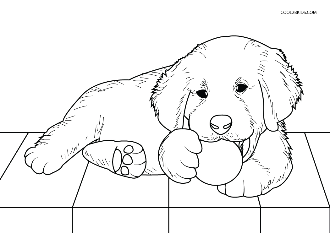 printable puppy coloring pages for kids