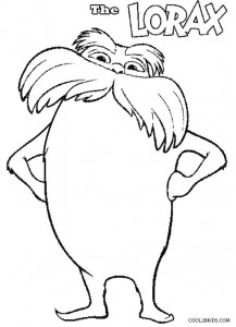 Lorax Coloring Pages