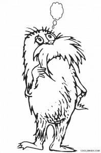 The Lorax Coloring Page