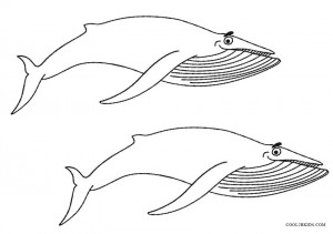 Blue Whale Coloring Page