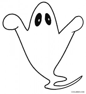 Ghost Coloring Pages