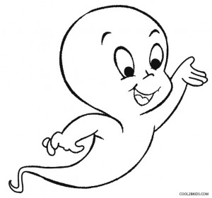 Ghost Coloring Pages Free