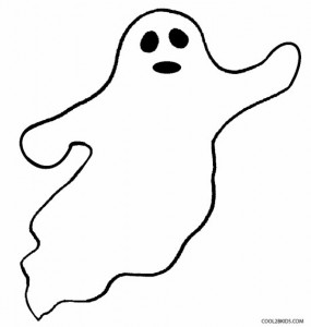 Ghost Coloring Pages Kids