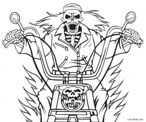 Ghost Rider Coloring Pages