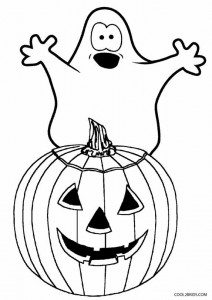 Halloween Ghost Coloring Pages