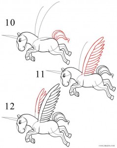 How to Draw a Unicorn Step 4