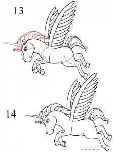 How to Draw a Unicorn Step 5