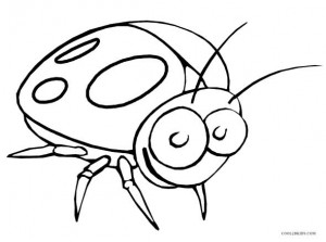 Lady Bug Coloring Page