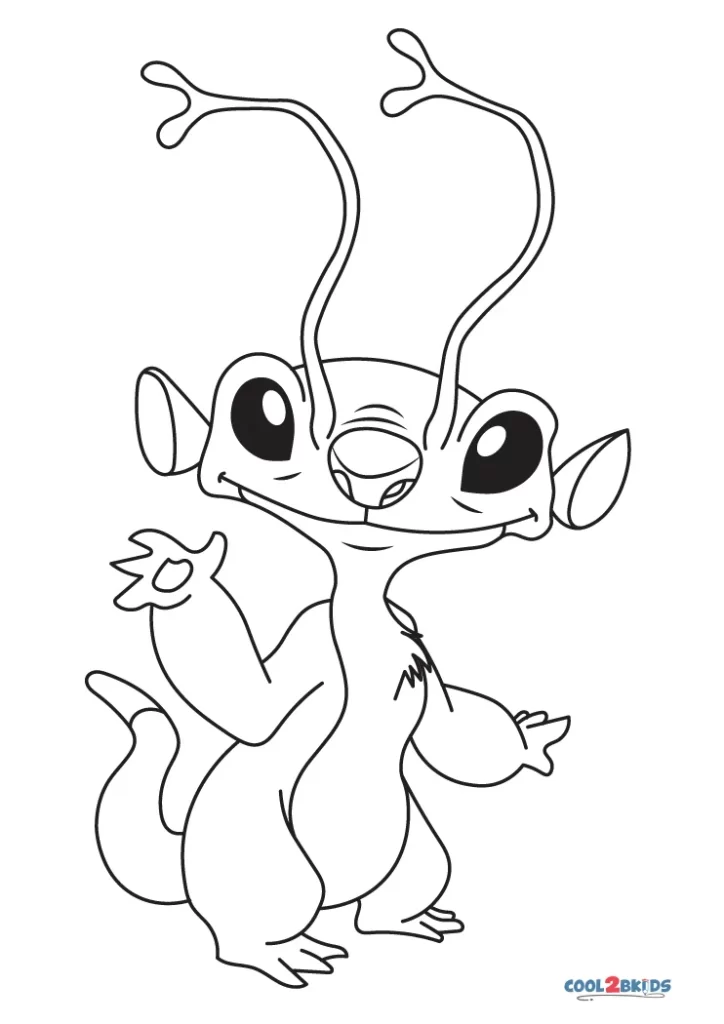 Lilo And Stitch Experiments Coloring Pages