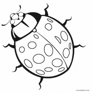 Realistic Ladybug Coloring Pages