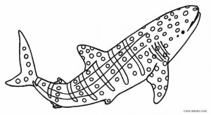 Whale Shark Coloring Pages