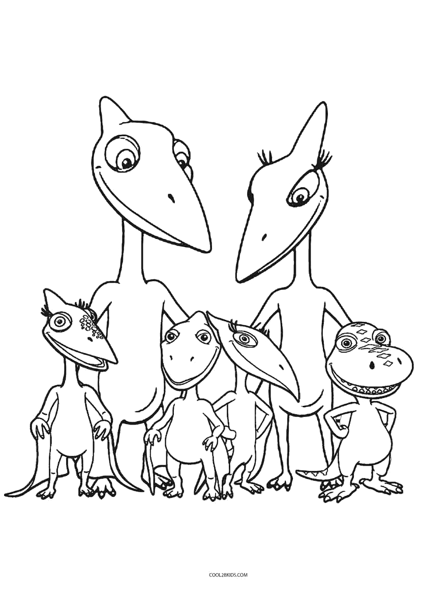 Dinosaur Printables Coloring Pages 6