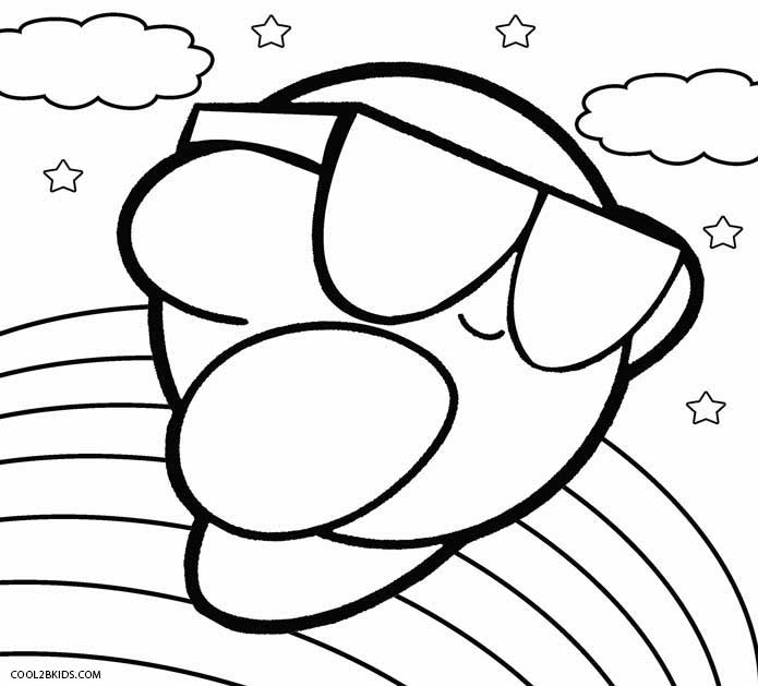 Printable Kirby Coloring Pages For Kids