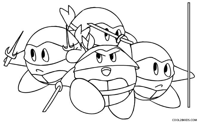 Printable Kirby Coloring Pages For Kids