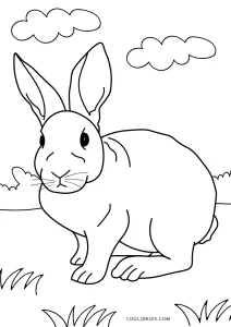 arctic hare coloring pages