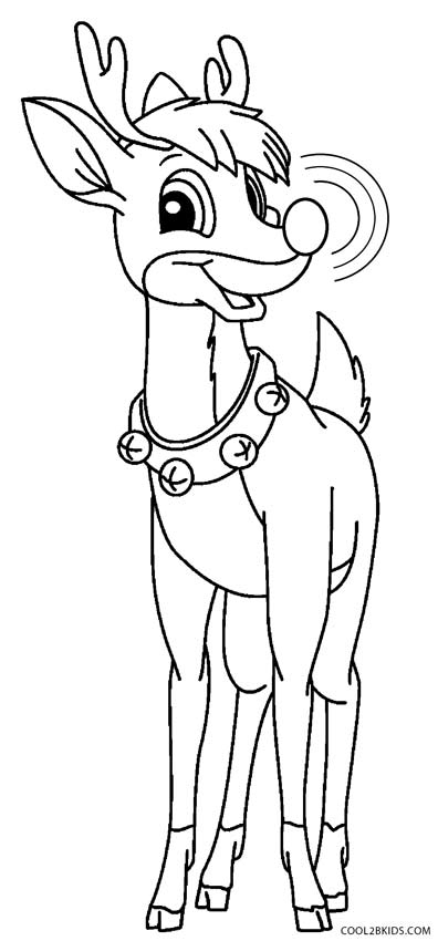 Rudolph Coloring Coloring Pages