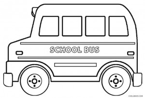 Wheels on the Bus Coloring Page