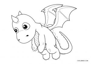 printable dragon coloring pages for kids