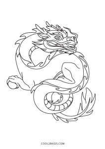 Free Printable Chinese Dragon Coloring Pages For Kids