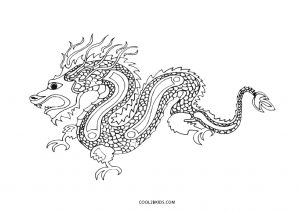 printable dragon coloring pages for kids