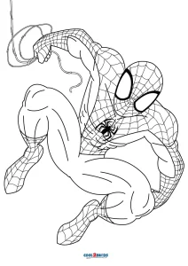 Printable Spiderman Coloring Pages For Kids