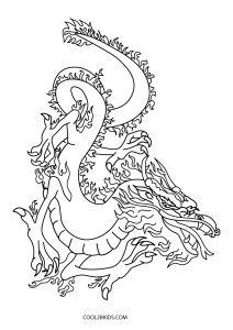 Printable Dragon Coloring Pages For Kids