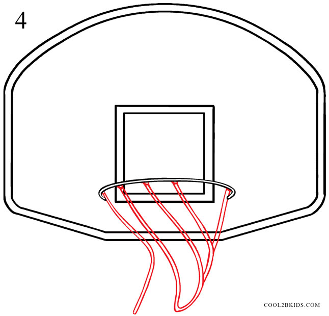 How to Draw a Basketball Hoop (Step by Step Pictures)