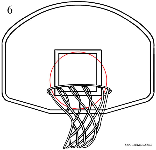 How to Draw a Basketball Hoop (Step by Step Pictures)