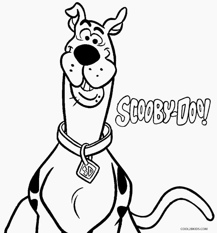 Printable Scooby Doo Coloring Pages