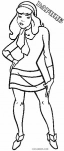 Scooby Doo Daphne Coloring Pages