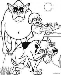 Scooby Doo Monster Coloring Pages