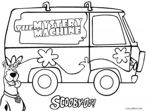 Scooby Doo Mystery Machine Coloring Pages