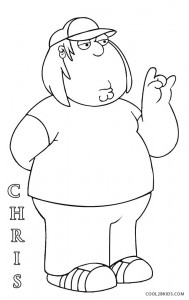 Family Guy Coloring Page