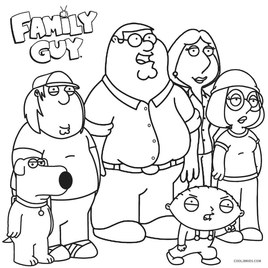 Family Guy Coloring Pages 1