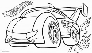 Hot Wheel Coloring Pages