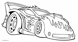 Hot Wheels Coloring Pages Free