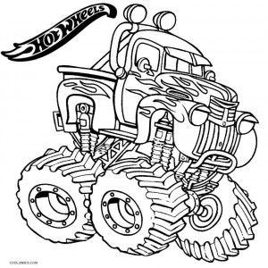 Hot Wheels Monster Truck Coloring Pages