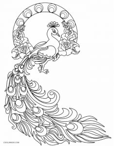 Free Printable Peacock Coloring Pages For Kids