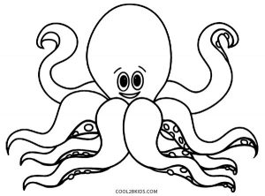 Coloring Page Octopus