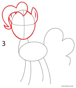 How to Draw Pinkie Pie Step 3